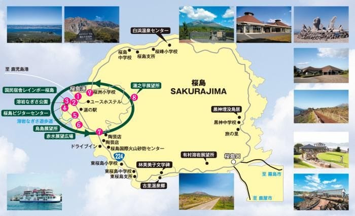 sakurajima Island View Tour Bus Route map.jpg sakurajima Island View Tour Bus Route map.jpg