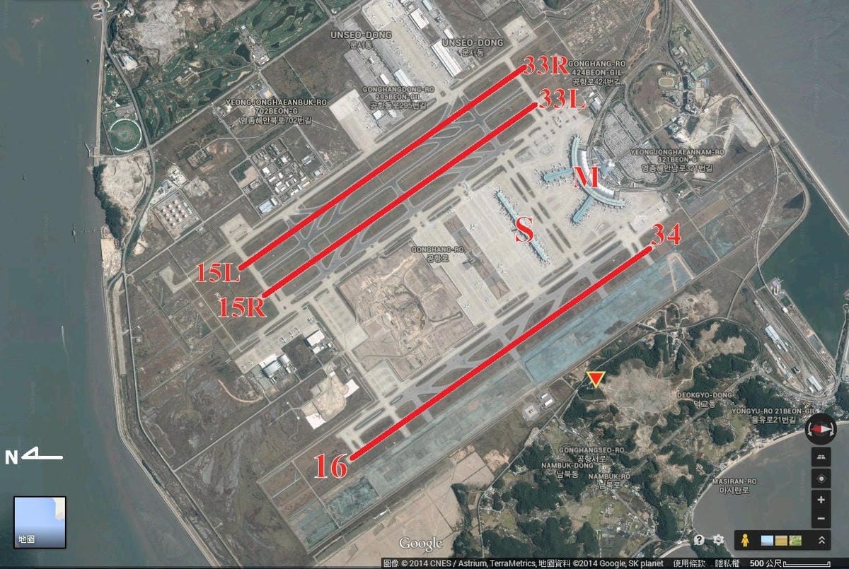 仁川機場秘密拍飛機景點 -五成山觀景台 - 第12張圖 仁川機場秘密拍飛機景點 -五成山觀景台