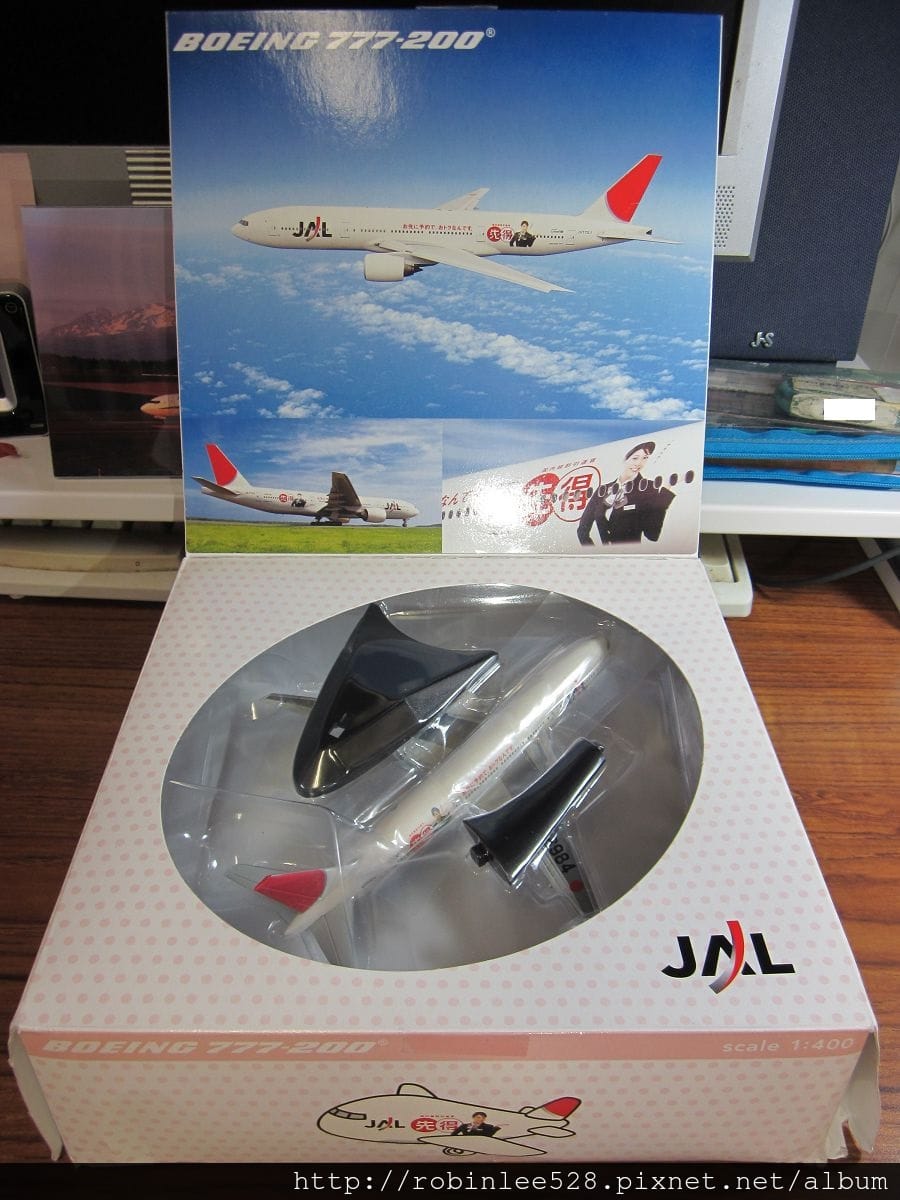 [開箱] 日本航空 777-200 “先得”彩繪機 1:400模型