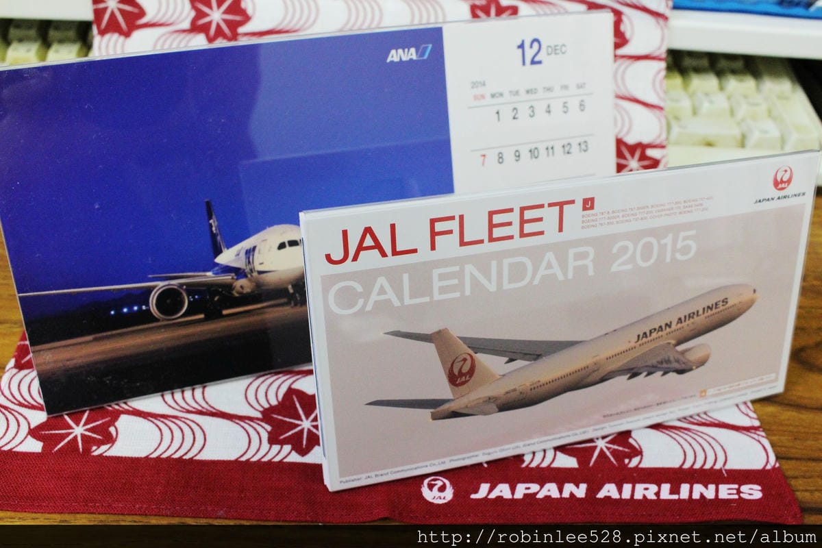 [開箱] 航空迷經典收藏–JAL日本航空2015年機隊月曆