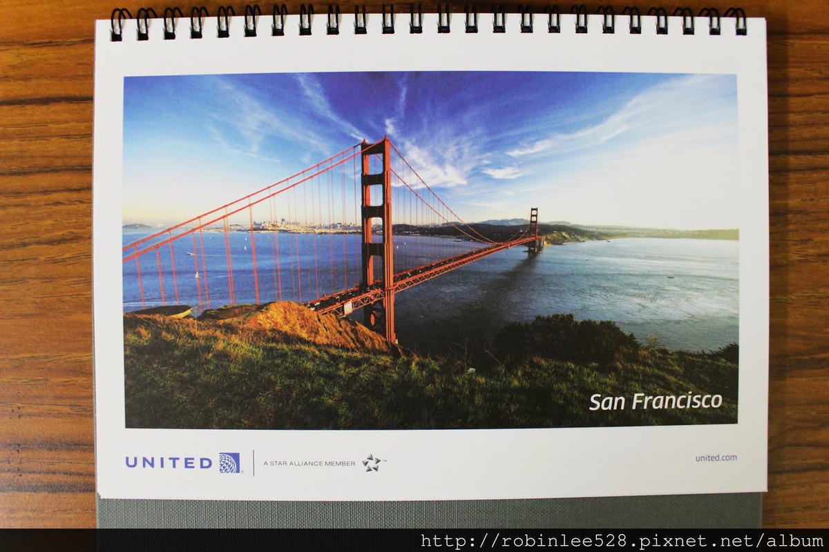 [開箱] 聯合航空 2015年月曆
