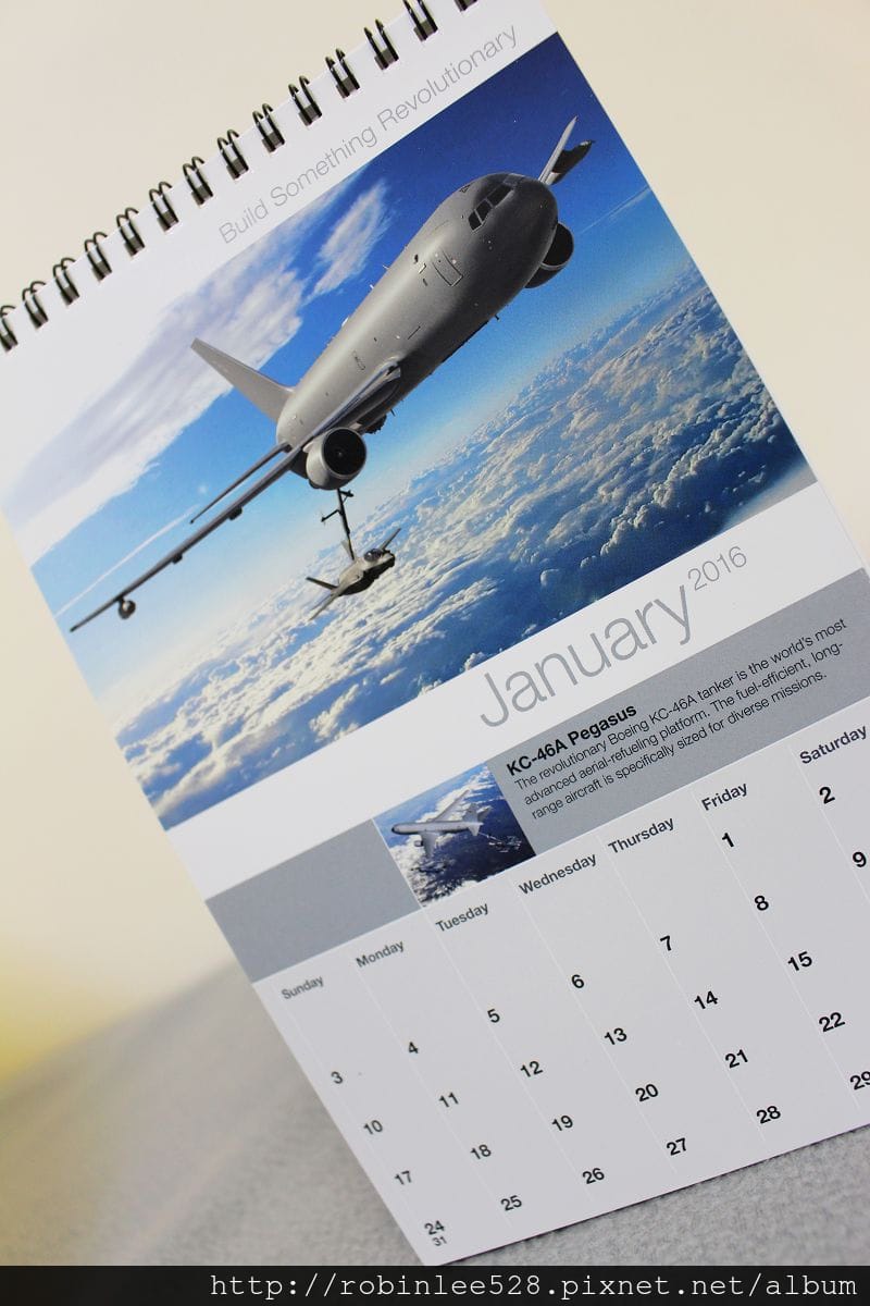 [開箱] 波音Boeing 2015年月曆
