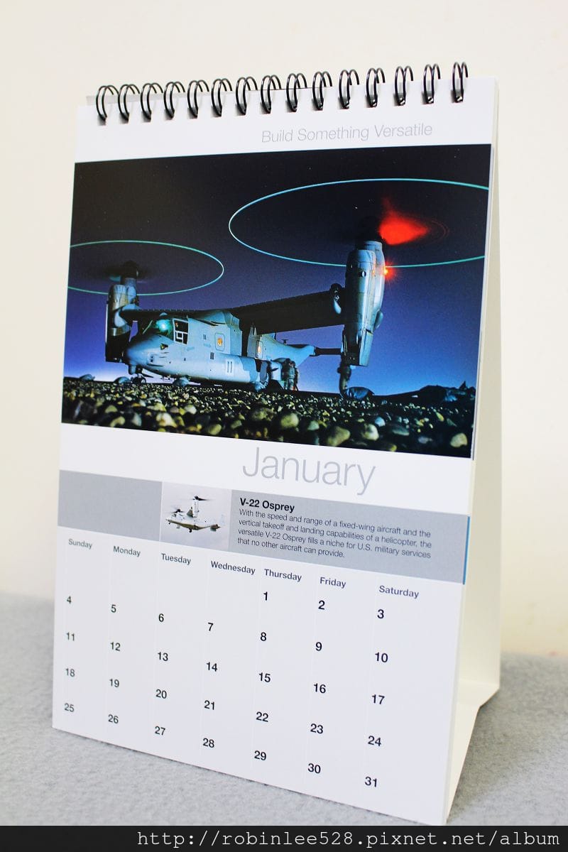 [開箱] 波音Boeing 2015年月曆