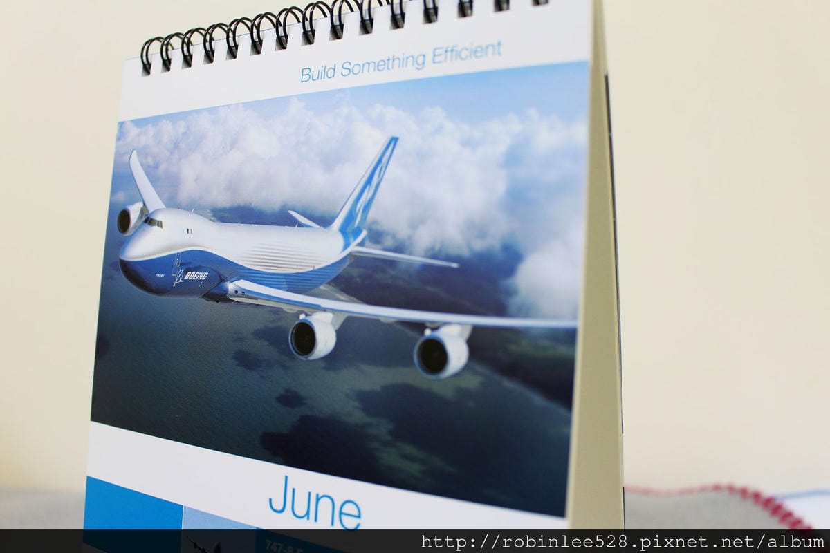 [開箱] 波音Boeing 2015年月曆