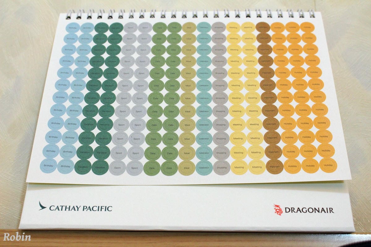 [開箱] 國泰航空 2015年月曆