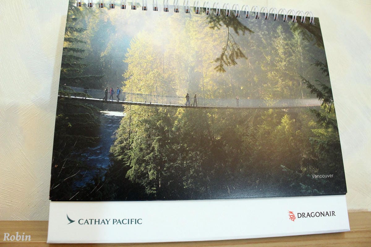 [開箱] 國泰航空 2015年月曆