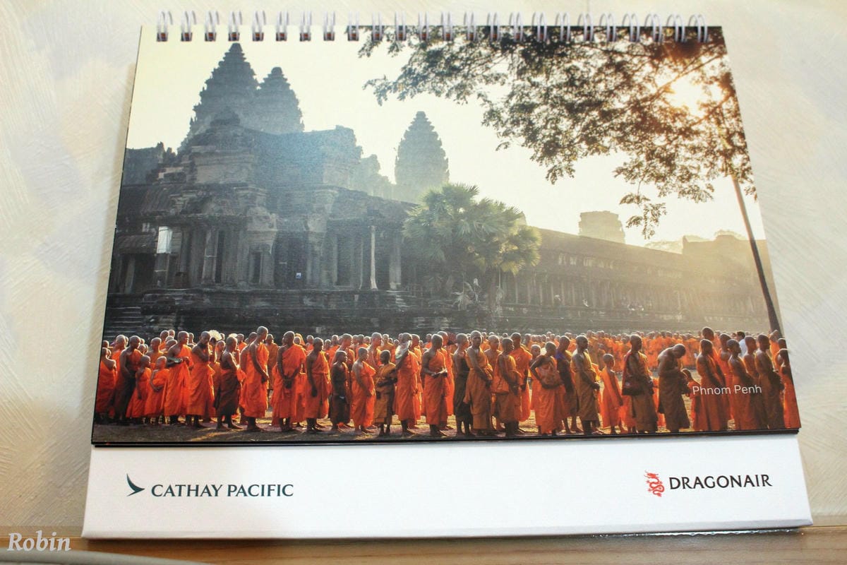 [開箱] 國泰航空 2015年月曆