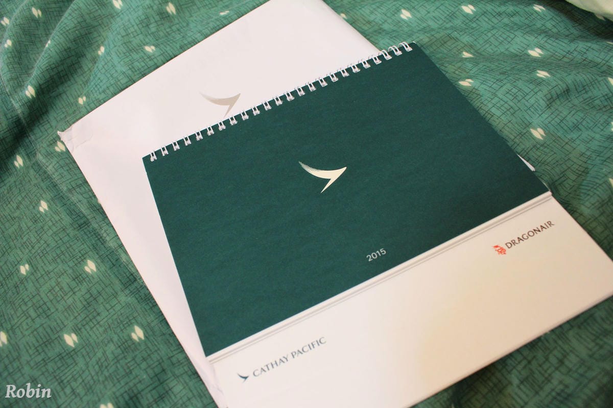 [開箱] 國泰航空 2015年月曆