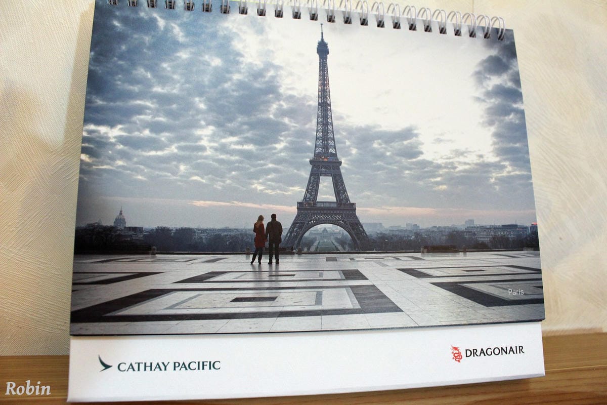[開箱] 國泰航空 2015年月曆