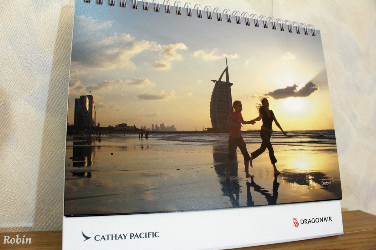 [開箱] 國泰航空 2015年月曆