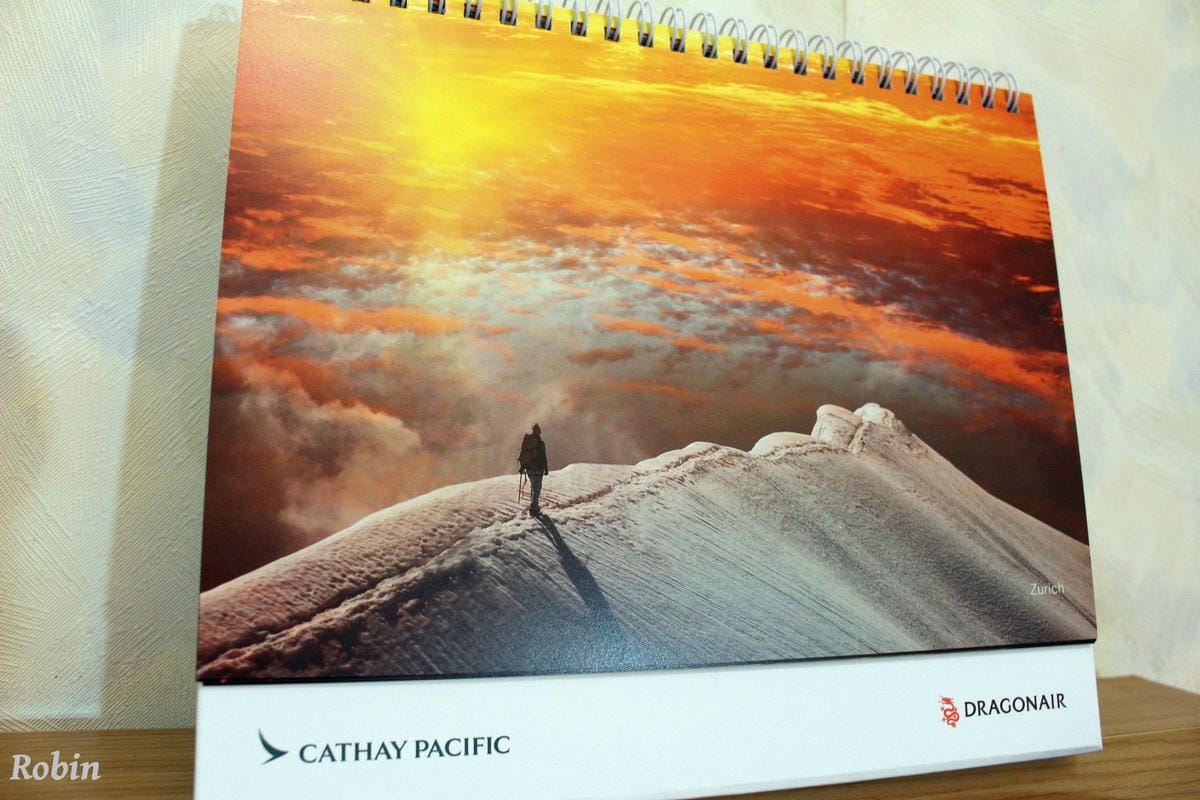 [開箱] 國泰航空 2015年月曆