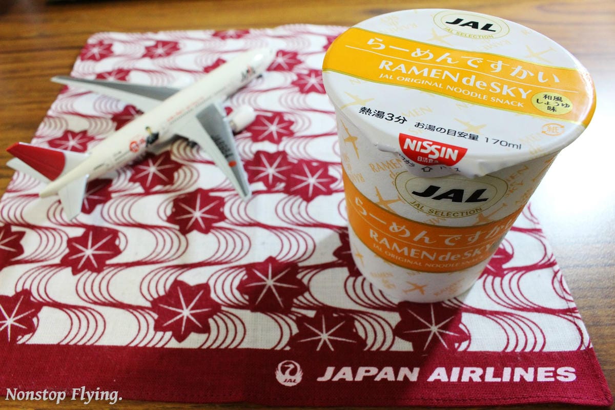 航空迷日本必敗–JAL日本航空經典”De Sky”杯麵