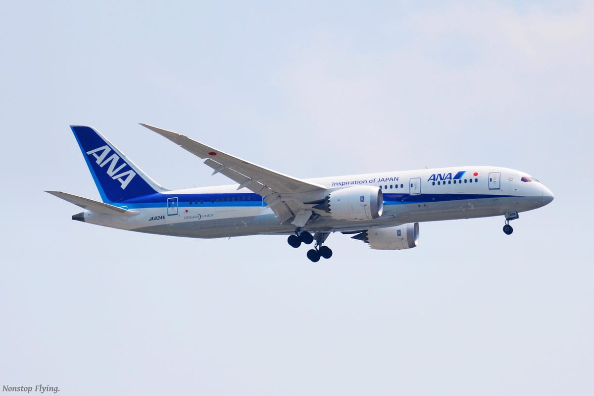 2015.04.27 ANA夢幻客機 NH851 松山機場28跑道進場