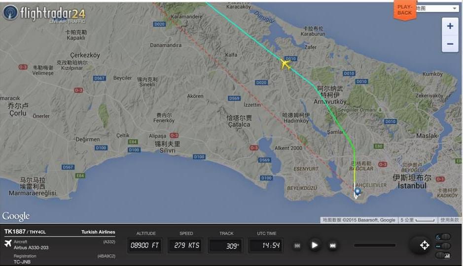 2015.05.17 土耳其航空TK1887 伊斯坦堡-維也納 飛行記錄 - 第27張圖 2015.05.17 土耳其航空TK1887 伊斯坦堡-維也納 飛行記錄