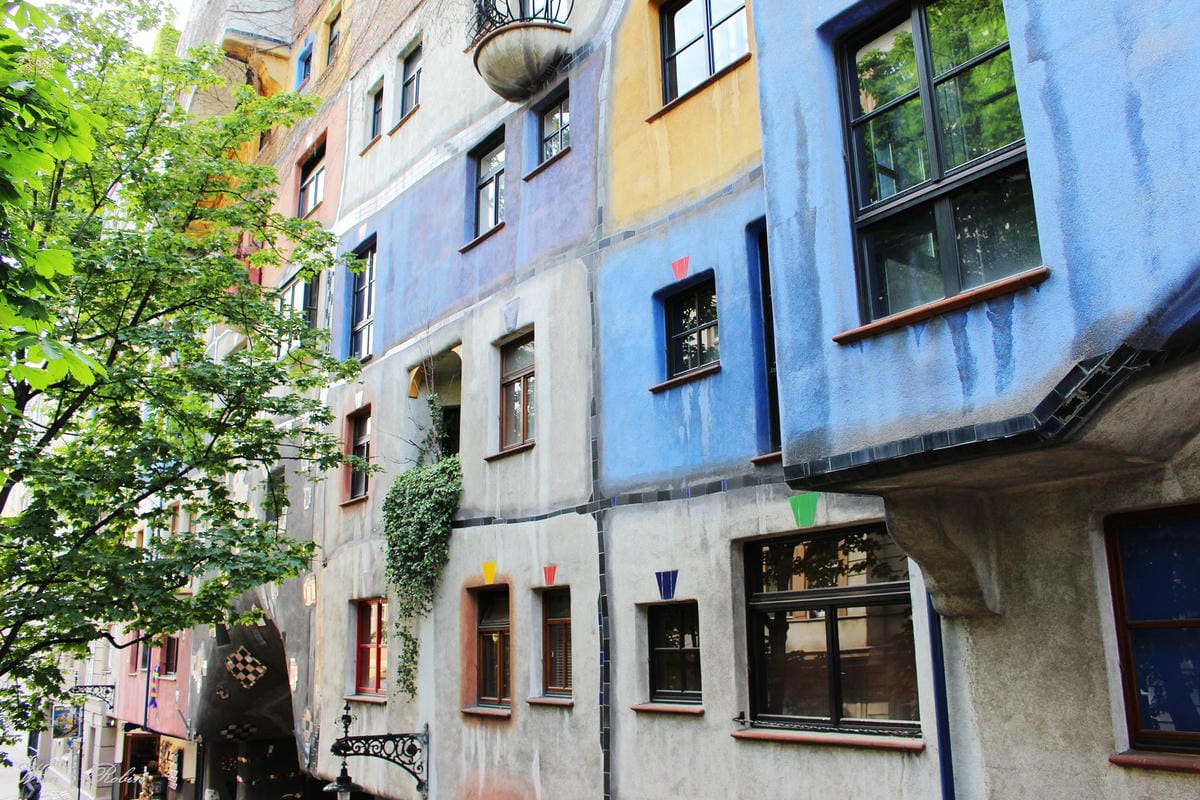 [奧地利] 維也納 百水公寓 Hunderwasserhaus -彩色童話公寓