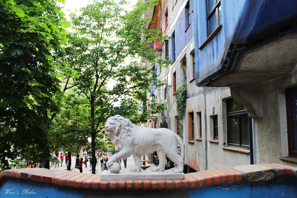 [奧地利] 維也納 百水公寓 Hunderwasserhaus -彩色童話公寓