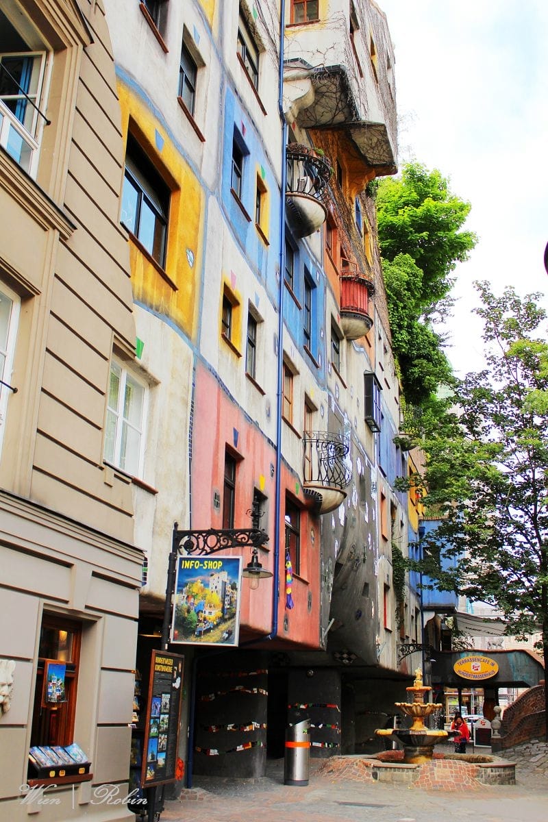 [奧地利] 維也納 百水公寓 Hunderwasserhaus -彩色童話公寓