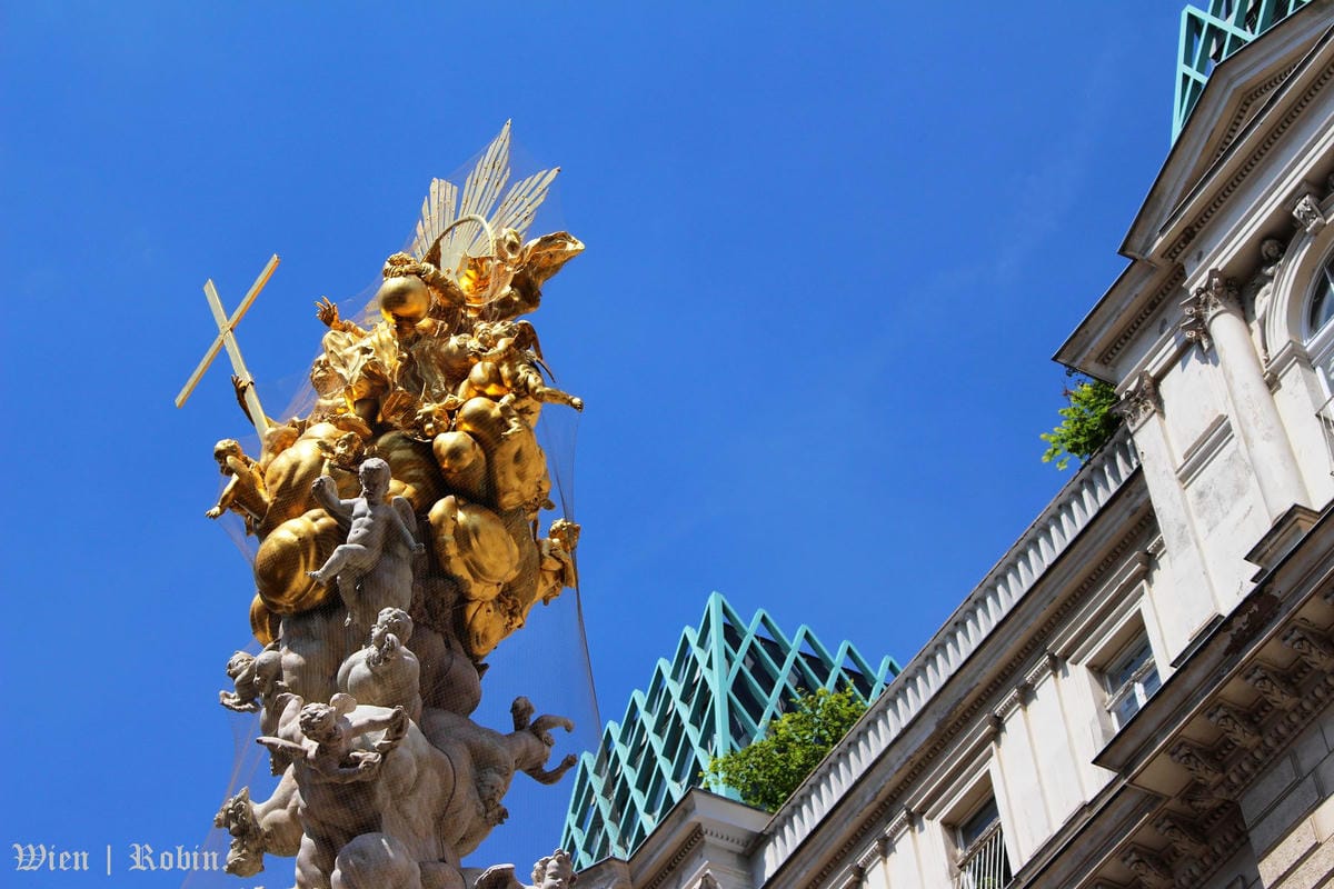 [奧地利] 維也納 格拉本大街 Graben -精品街+黑死病紀念柱