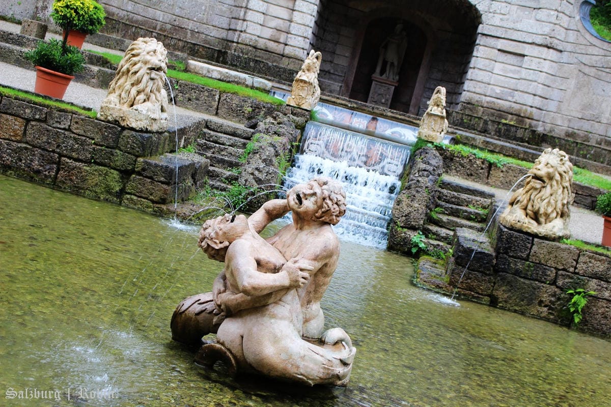 [奧地利] 薩爾斯堡 Salzburg 海布倫宮(超high機關噴泉、真善美場景)+莫札特故居