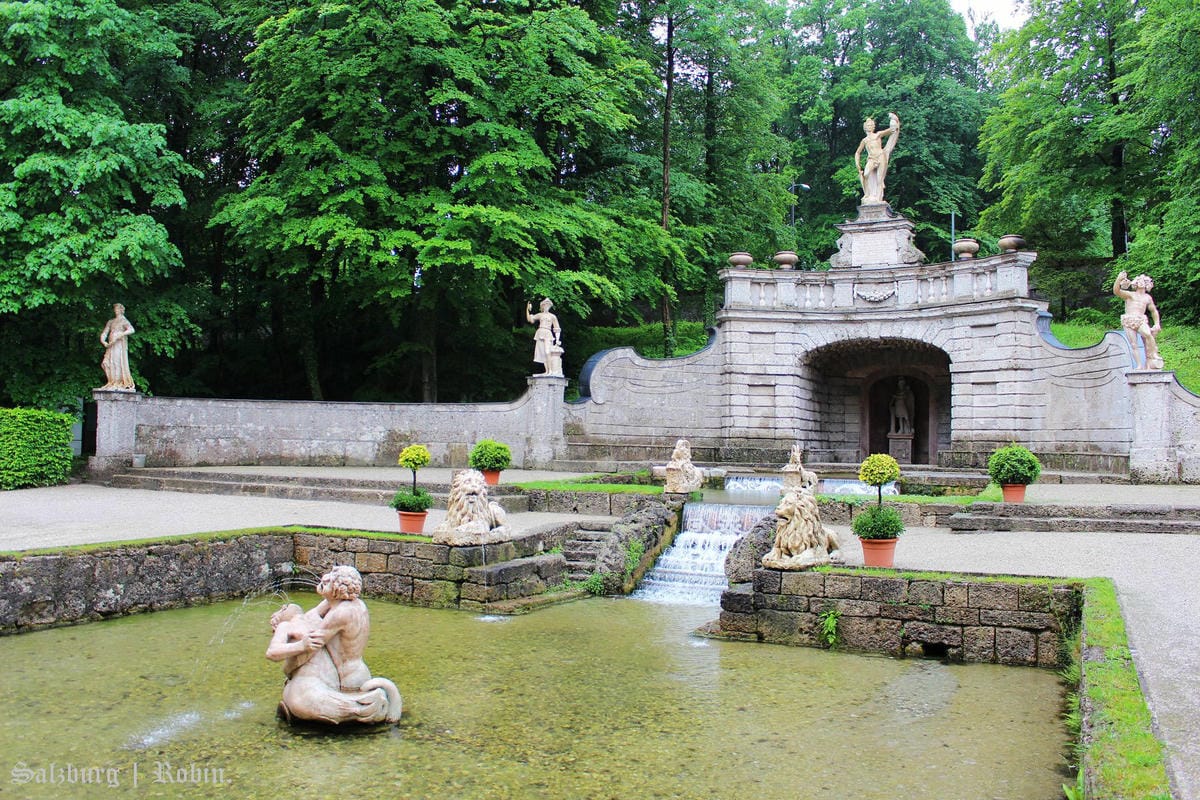 [奧地利] 薩爾斯堡 Salzburg 海布倫宮(超high機關噴泉、真善美場景)+莫札特故居