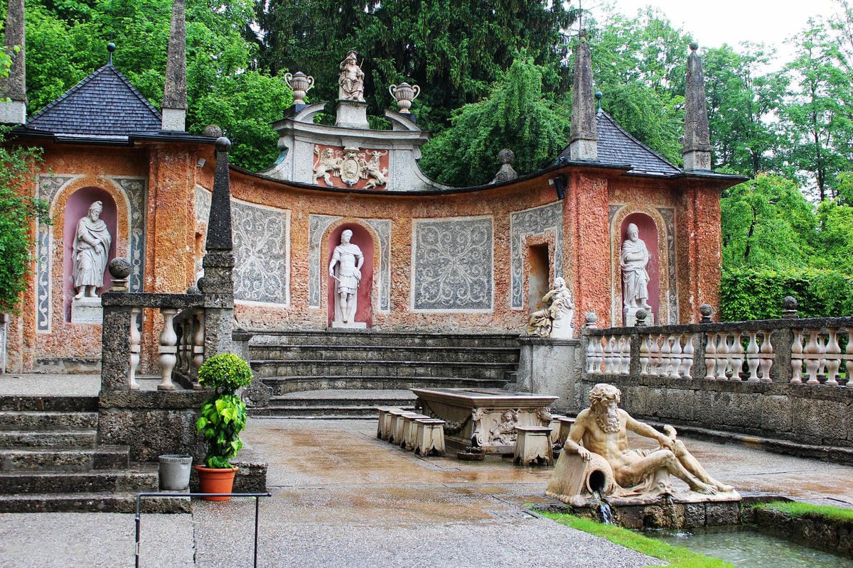 [奧地利] 薩爾斯堡 Salzburg 海布倫宮(超high機關噴泉、真善美場景)+莫札特故居