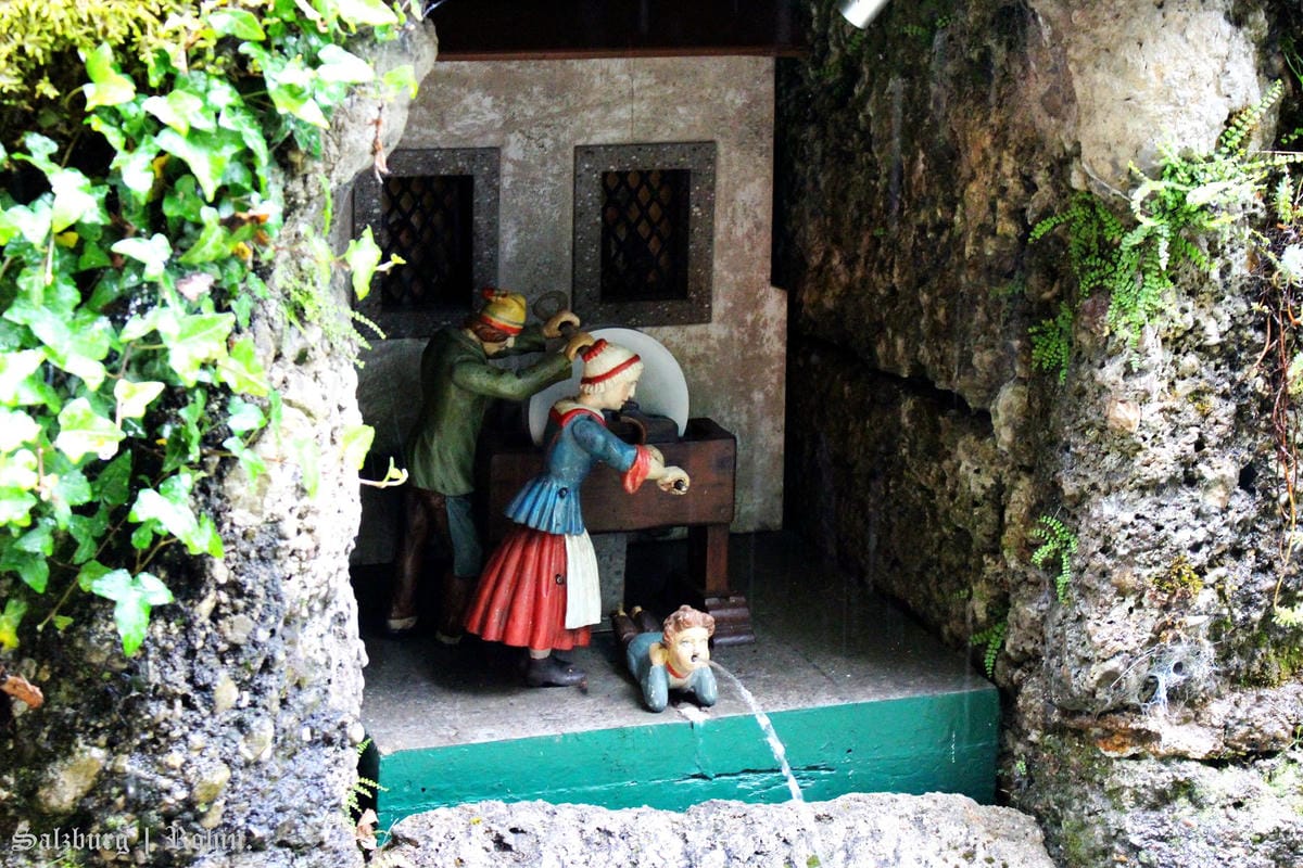 [奧地利] 薩爾斯堡 Salzburg 海布倫宮(超high機關噴泉、真善美場景)+莫札特故居