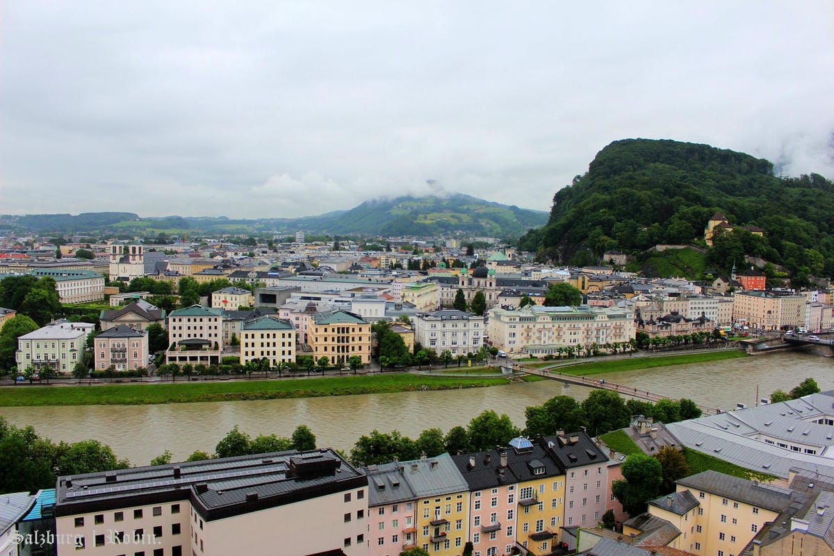 [奧地利] 薩爾斯堡Salzburg舊城區漫遊(上)：米拉貝爾宮、河岸、全城最優view-現代博物館觀景台、洗馬池…