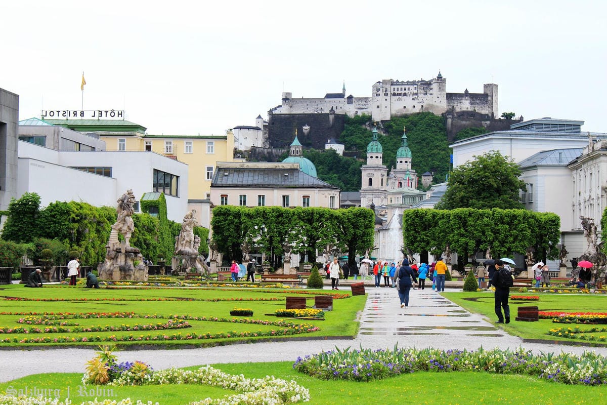 [奧地利] 薩爾斯堡Salzburg舊城區漫遊(上)：米拉貝爾宮、河岸、全城最優view-現代博物館觀景台、洗馬池…