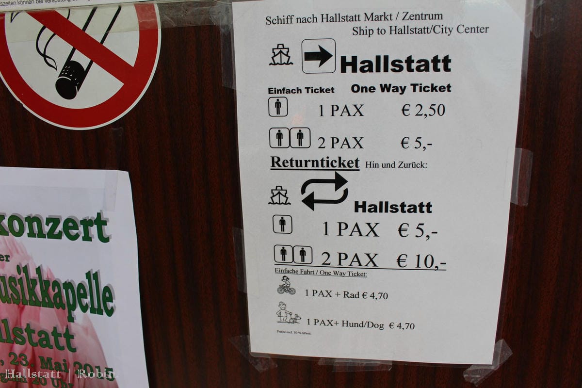 [奧地利] 薩爾斯堡Salzburg→哈施塔特Hallstatt 自助交通指引 (火車轉渡船輕鬆上手)