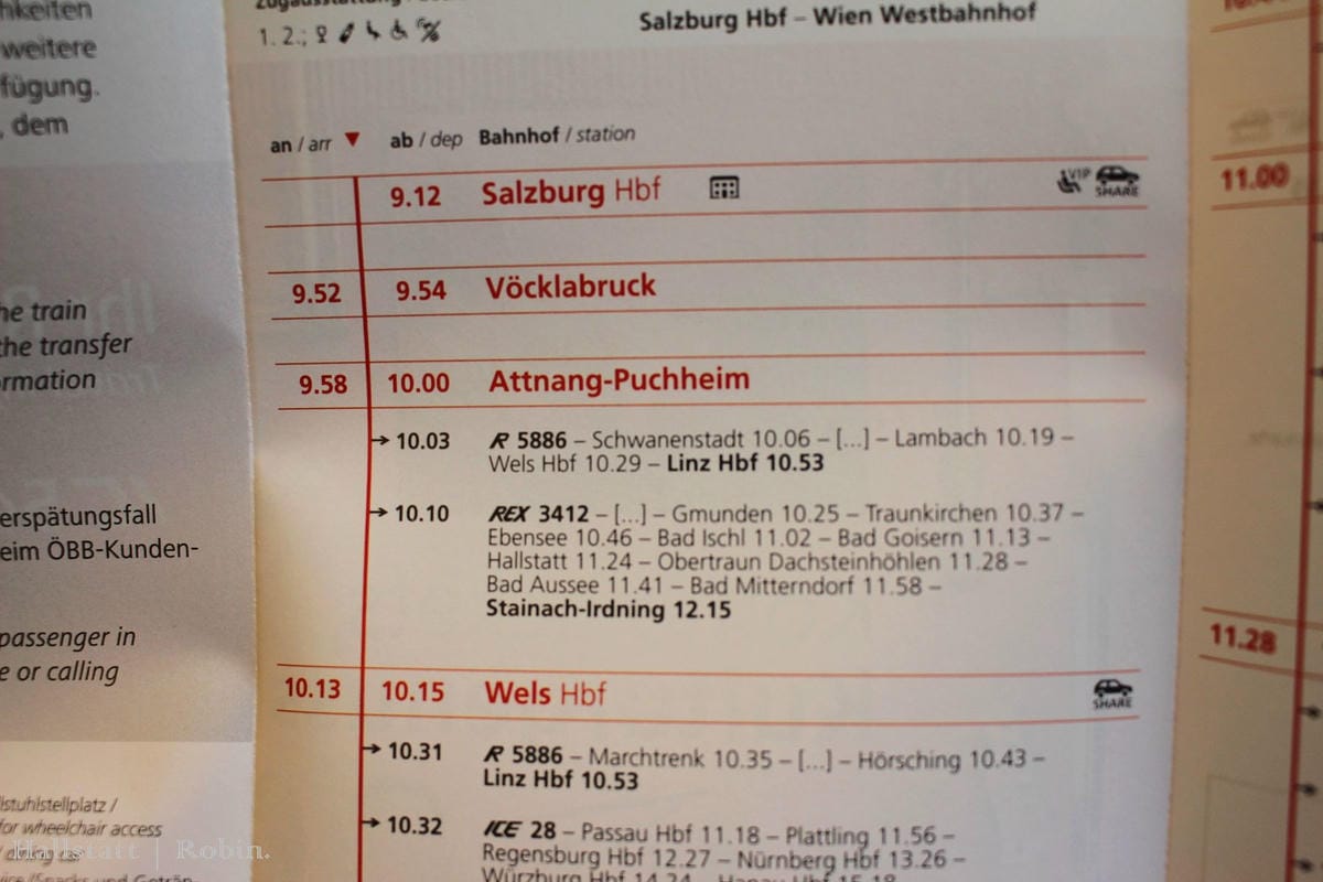 [奧地利] 薩爾斯堡Salzburg→哈施塔特Hallstatt 自助交通指引 (火車轉渡船輕鬆上手)