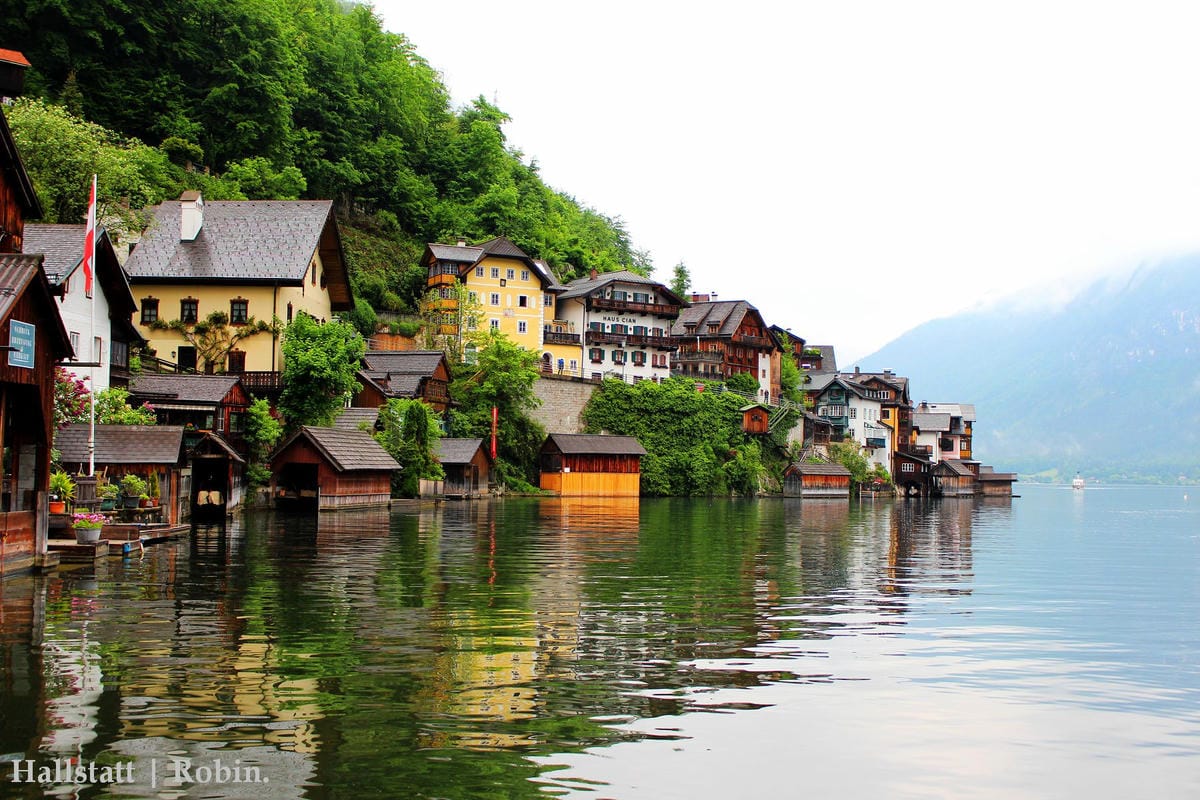 [奧地利] Hallstatt住宿分享：Cafe Restaurant zum Mühlbach–溫馨民宿、近小鎮碼頭、超棒湖景陽台!