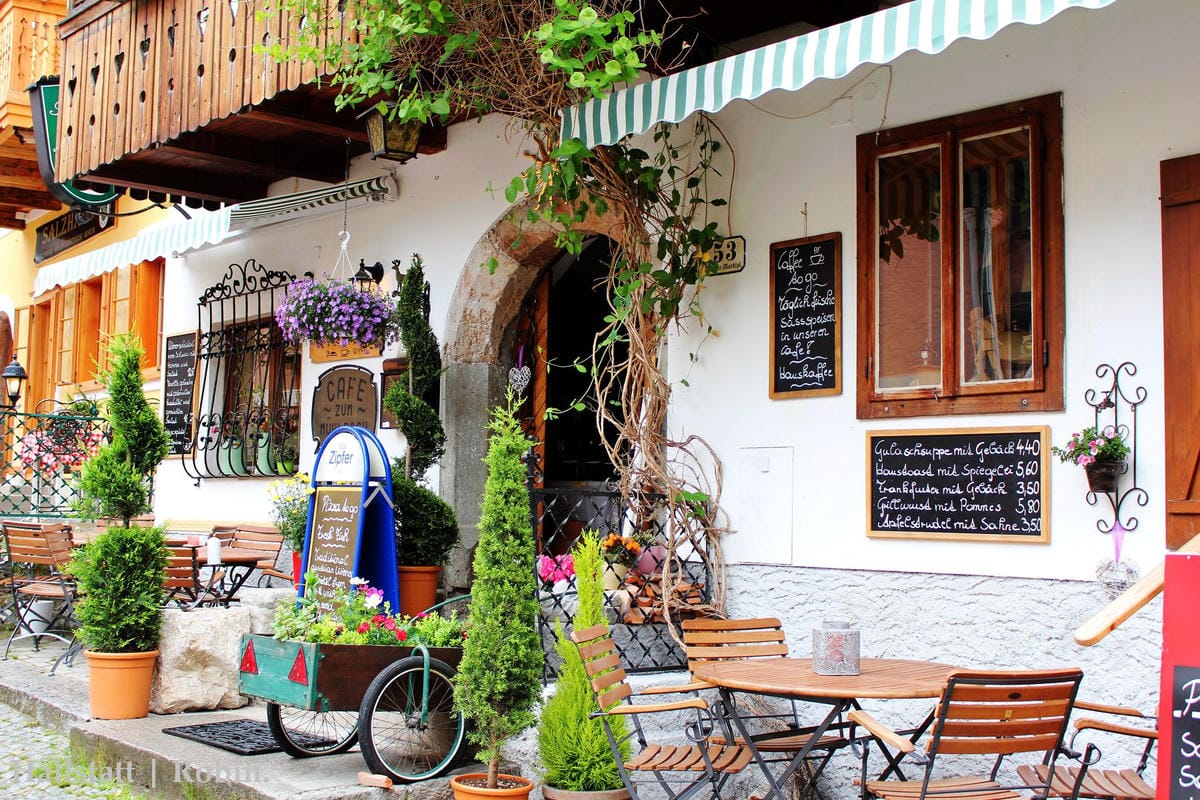 [奧地利] Hallstatt住宿分享：Cafe Restaurant zum Mühlbach–溫馨民宿、近小鎮碼頭、超棒湖景陽台!