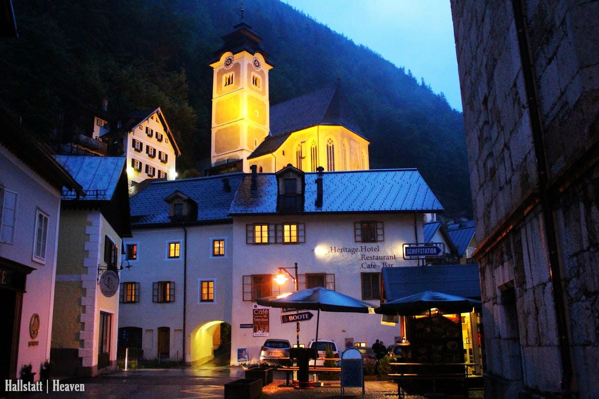 [奧地利] Hallstatt印象(上) -小鎮漫步、湖畔、教堂、骨頭屋、鱒魚料理