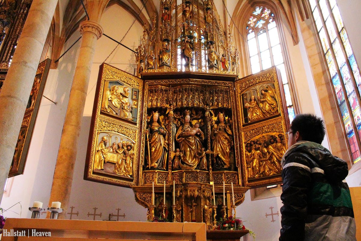 [奧地利] Hallstatt印象(上) -小鎮漫步、湖畔、教堂、骨頭屋、鱒魚料理