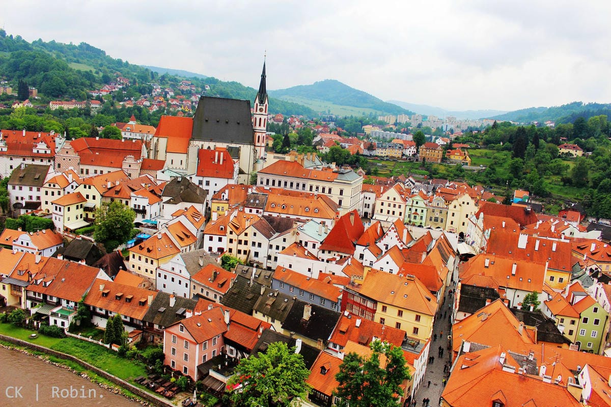 [捷克] Český Krumlov庫倫洛夫印象–聯合國文化遺產童話小鎮、城堡、城塔、花園