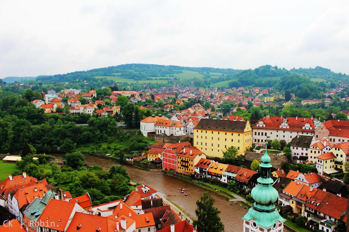 [捷克] Český Krumlov庫倫洛夫印象–聯合國文化遺產童話小鎮、城堡、城塔、花園