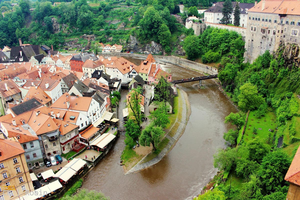 [捷克] Český Krumlov庫倫洛夫印象–聯合國文化遺產童話小鎮、城堡、城塔、花園