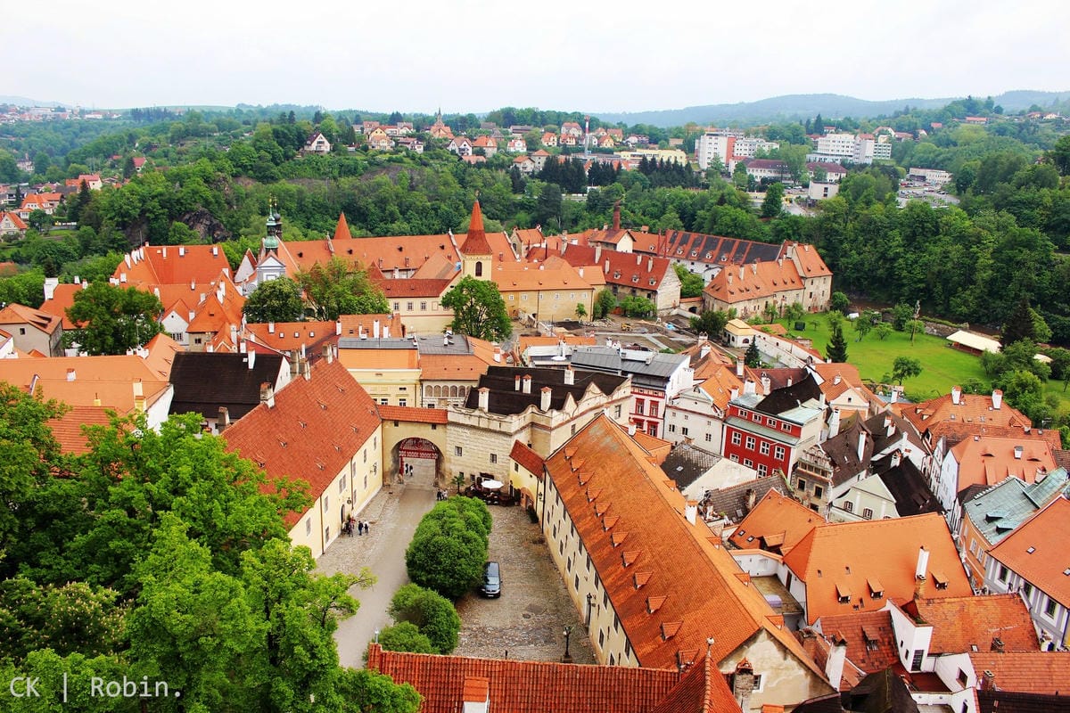 [捷克] Český Krumlov庫倫洛夫印象–聯合國文化遺產童話小鎮、城堡、城塔、花園