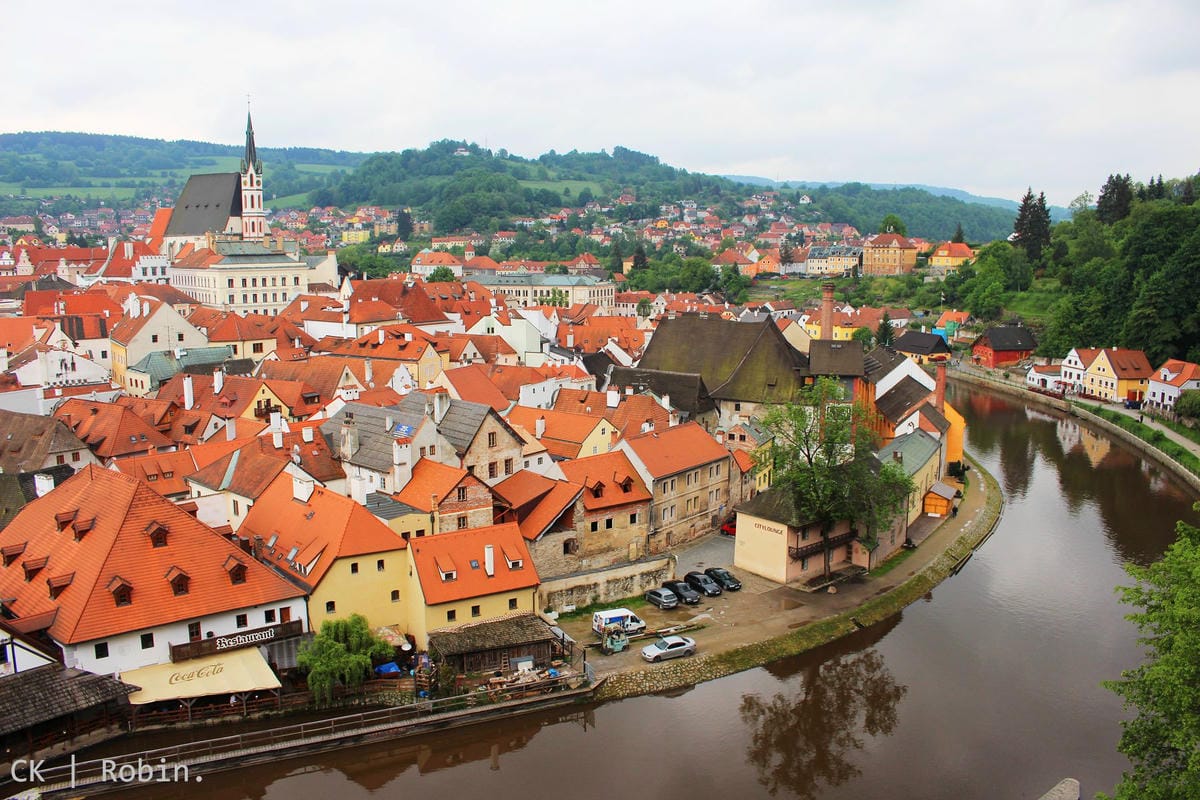 [捷克] Český Krumlov庫倫洛夫印象–聯合國文化遺產童話小鎮、城堡、城塔、花園