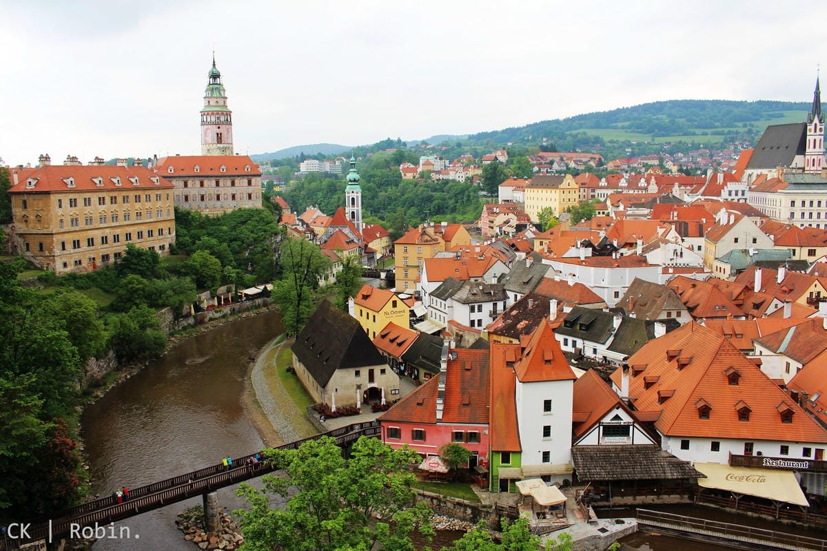 [捷克] Český Krumlov庫倫洛夫印象–聯合國文化遺產童話小鎮、城堡、城塔、花園