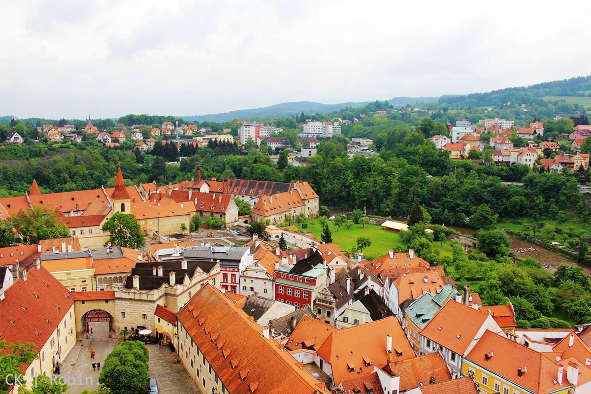 [捷克] Český Krumlov庫倫洛夫印象–聯合國文化遺產童話小鎮、城堡、城塔、花園