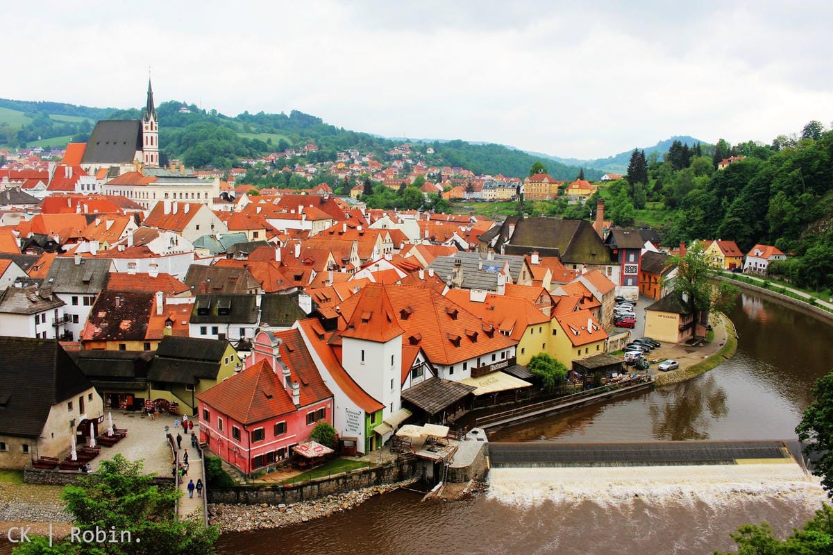 [捷克] Český Krumlov庫倫洛夫印象–聯合國文化遺產童話小鎮、城堡、城塔、花園