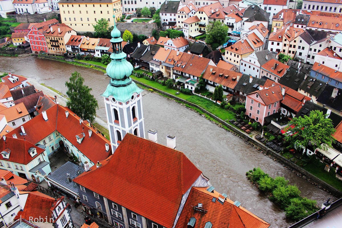 [捷克] Český Krumlov庫倫洛夫印象–聯合國文化遺產童話小鎮、城堡、城塔、花園