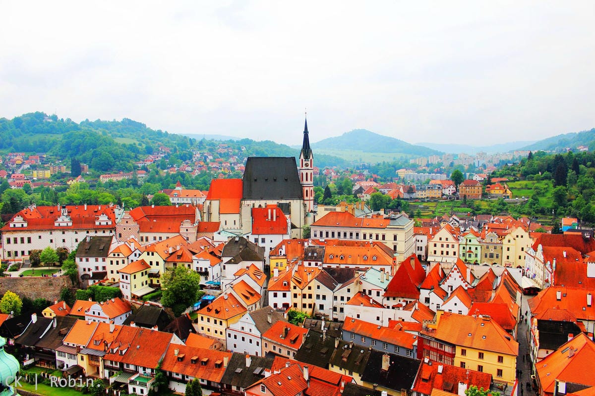 [捷克] Český Krumlov庫倫洛夫印象–聯合國文化遺產童話小鎮、城堡、城塔、花園