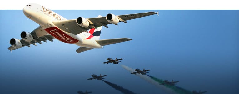 航空迷轟動! Emirates阿聯酋航空A380 世界最大民航客機首度載客抵台! 2015.7.19