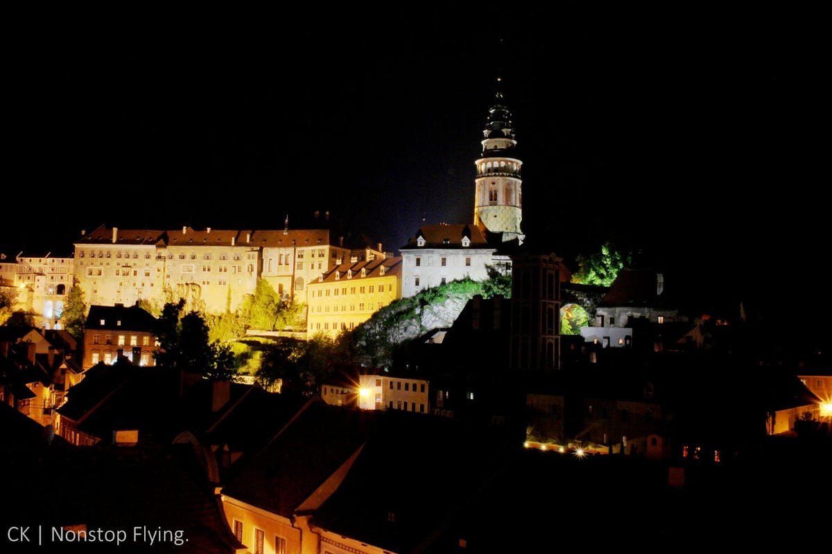[捷克] Český Krumlov庫倫洛夫之夜 -波西米亞傳統料理、童話小鎮夜景