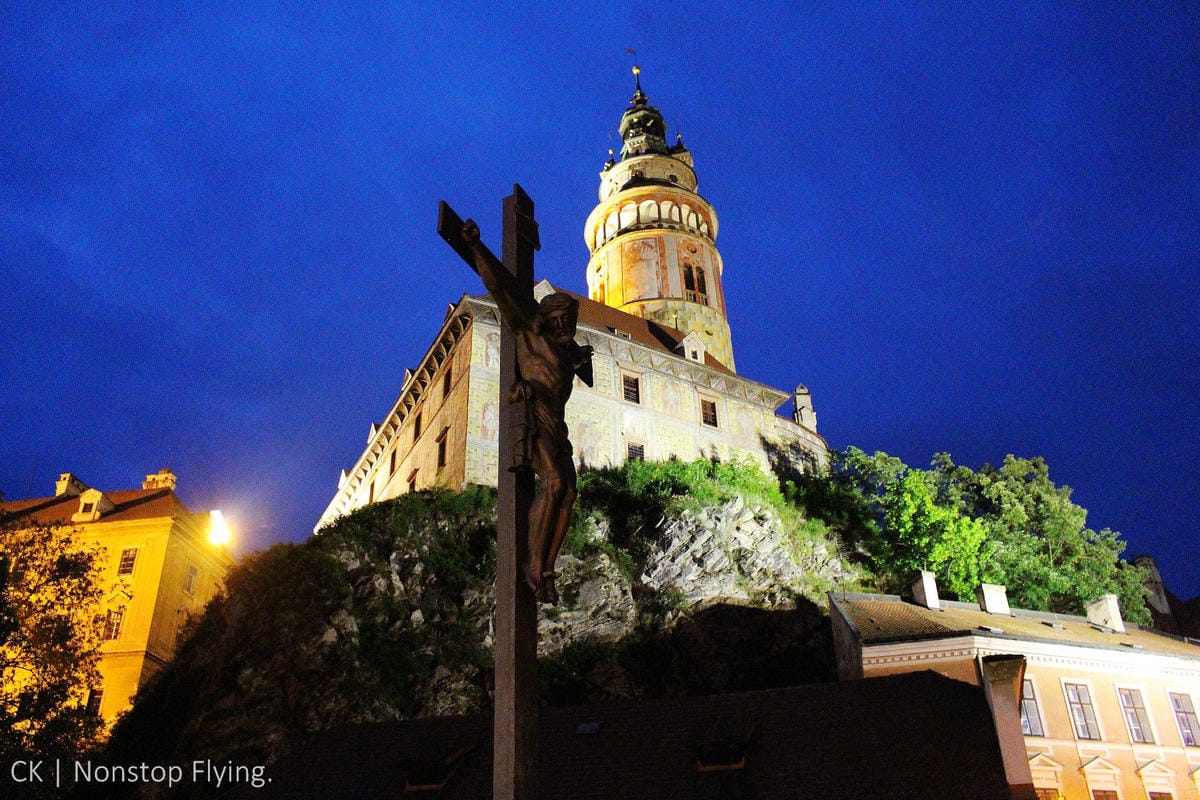[捷克] Český Krumlov庫倫洛夫之夜 -波西米亞傳統料理、童話小鎮夜景