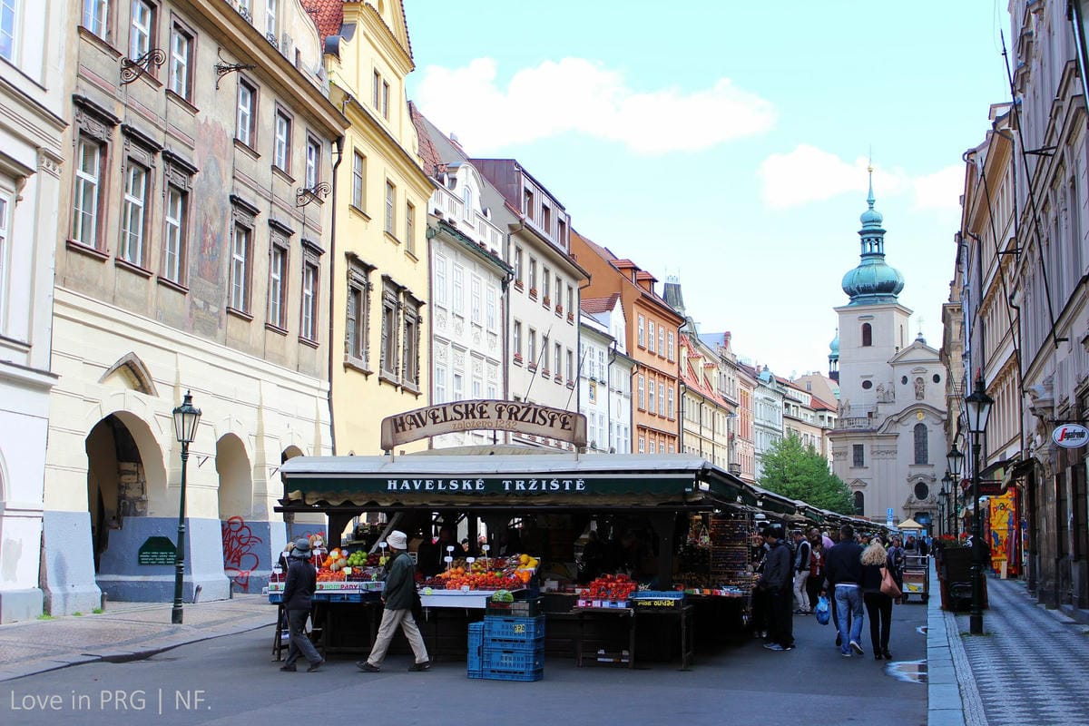 [捷克] 布拉格印象(下)-哈維爾市集、煙囪捲、St.Giles教堂、高堡區暮色