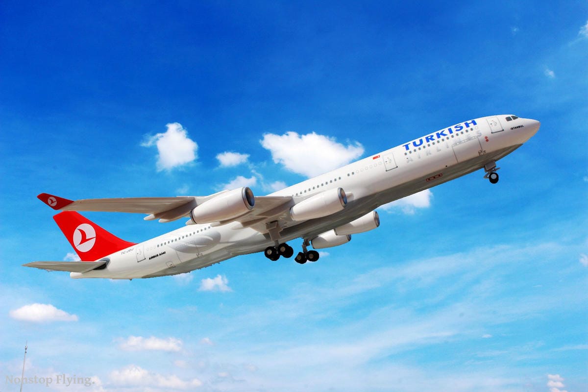 [開箱] 土耳其航空 A340-300客機 1:200模型