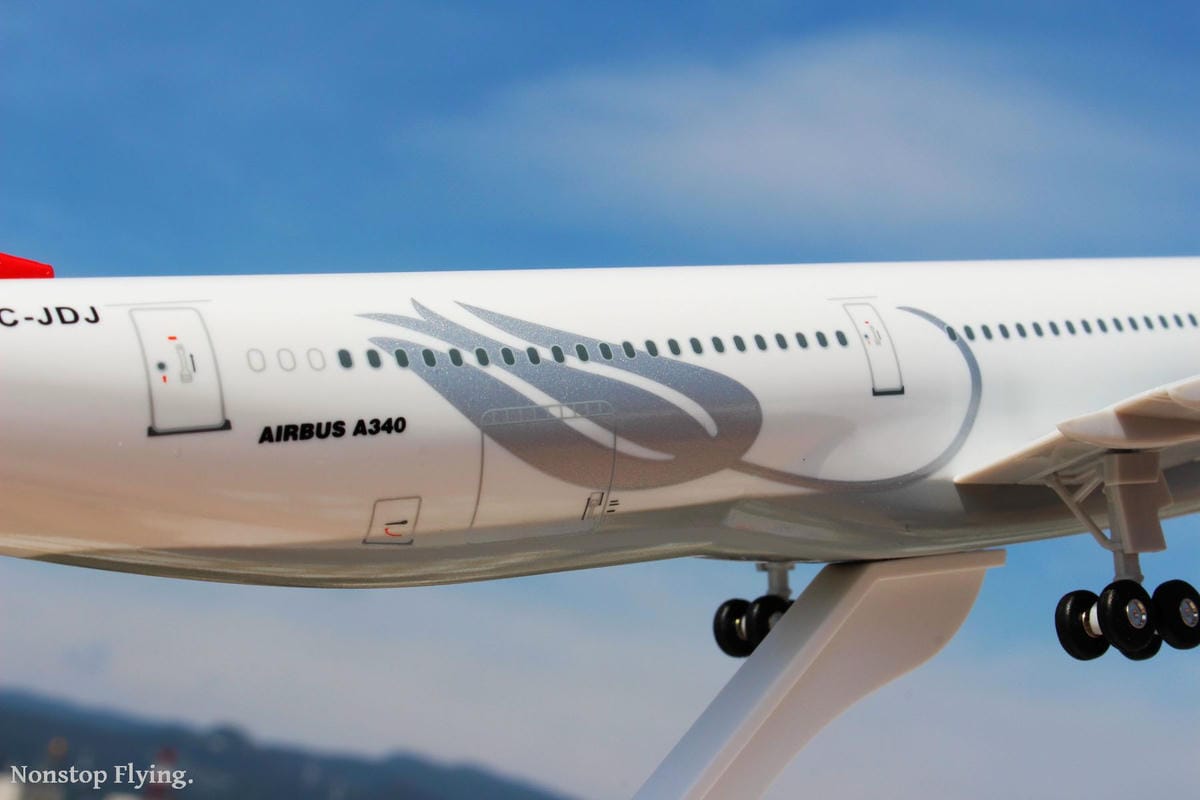 [開箱] 土耳其航空 A340-300客機 1:200模型